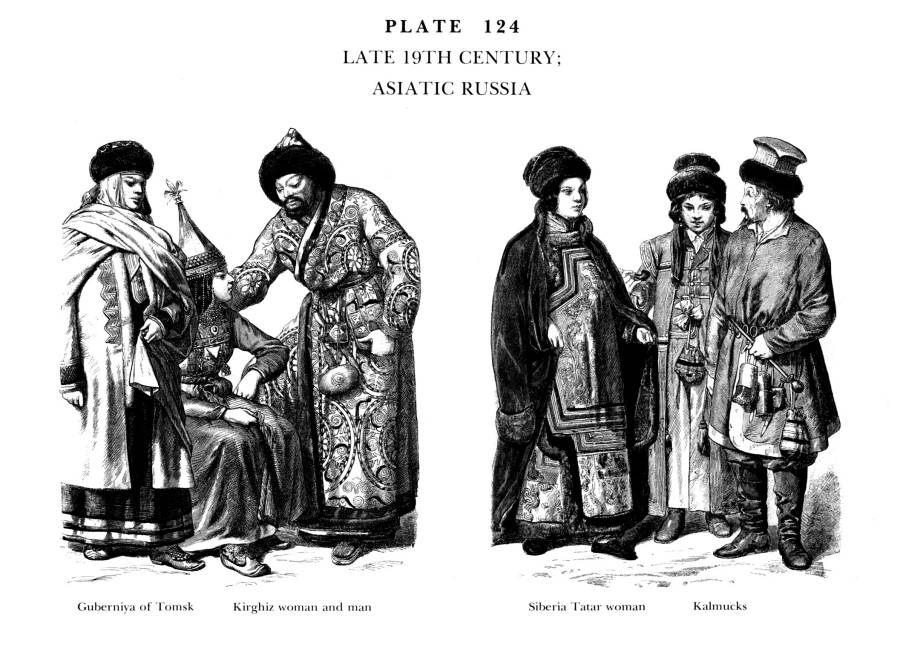 Planche 124a Fin du XIXe Siecle - Russie Asiatique - Late 19Th Century - Asiatic Russia.jpg